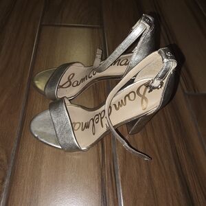 Sam Edelman Metallic Gold Heels